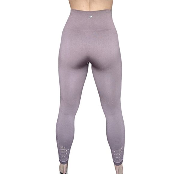 Gymshark  Energy Seamless Brown Leggings Women Size Small - Picture 3 of 8
